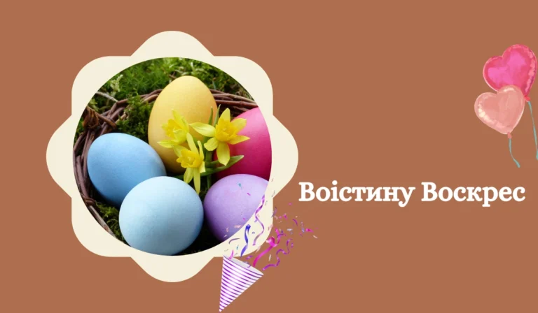 Воістину Воскрес Вітання та картинки українською мовою