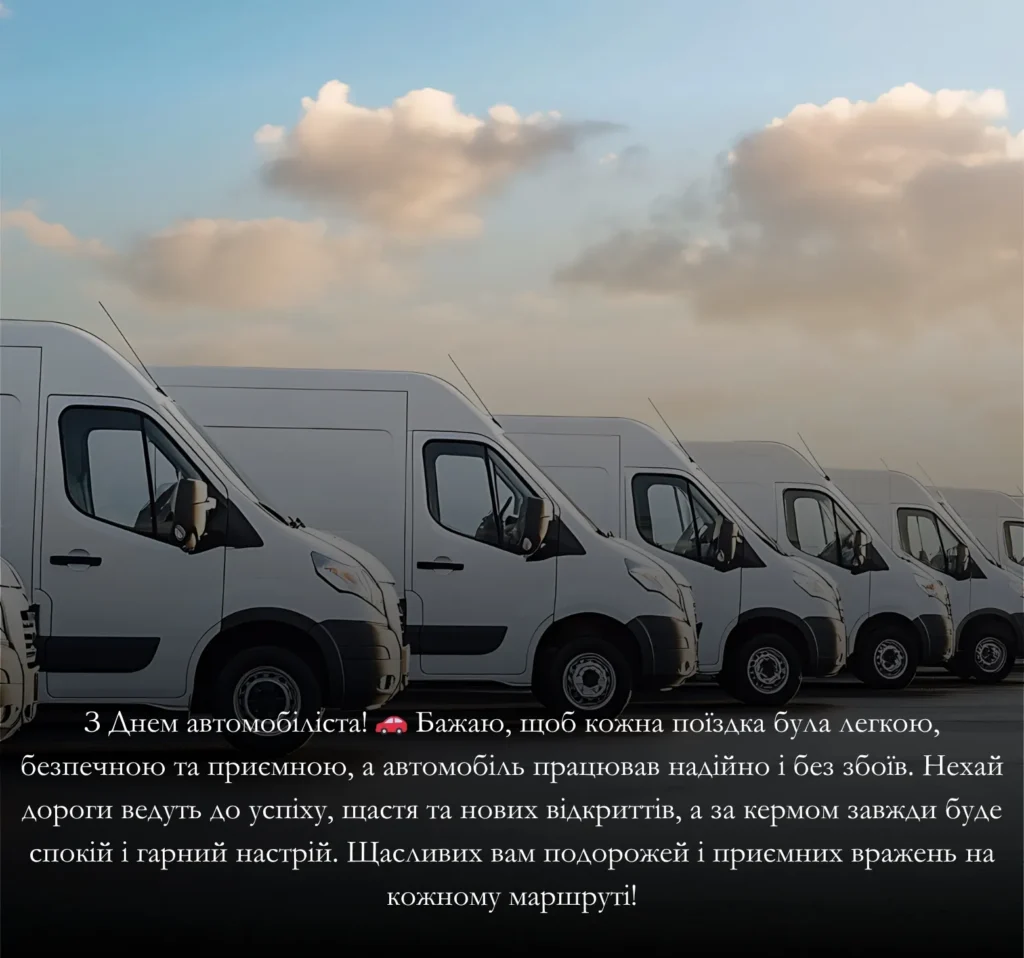 Приклади привітань словами з Днем автомобіліста