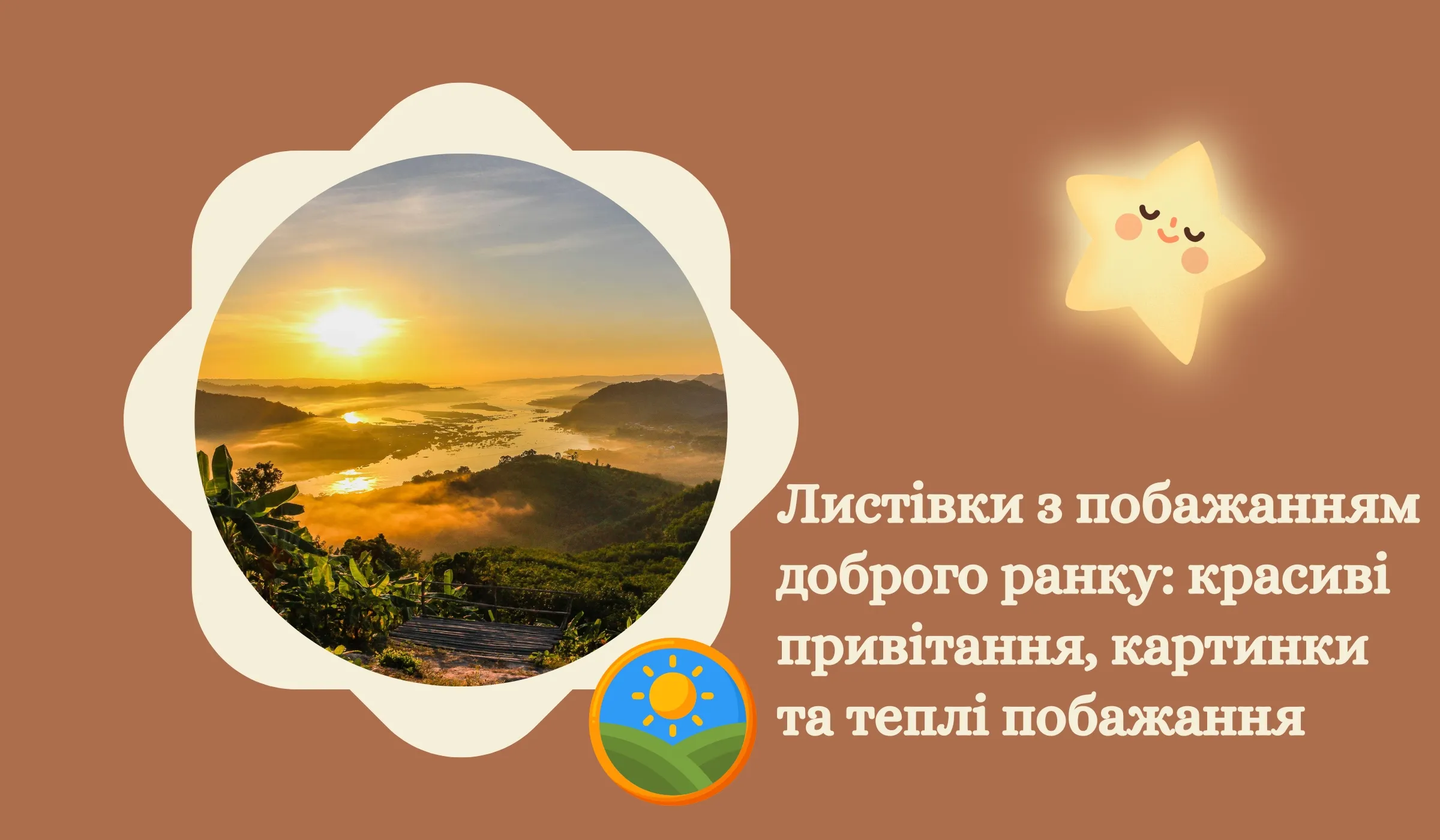 Листівки з побажанням доброго ранку красиві привітання, картинки та теплі побажання
