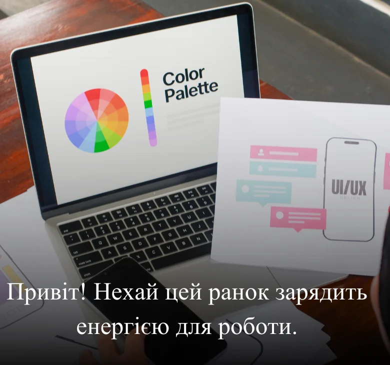 Привіт! Нехай цей ранок зарядить енергією для роботи